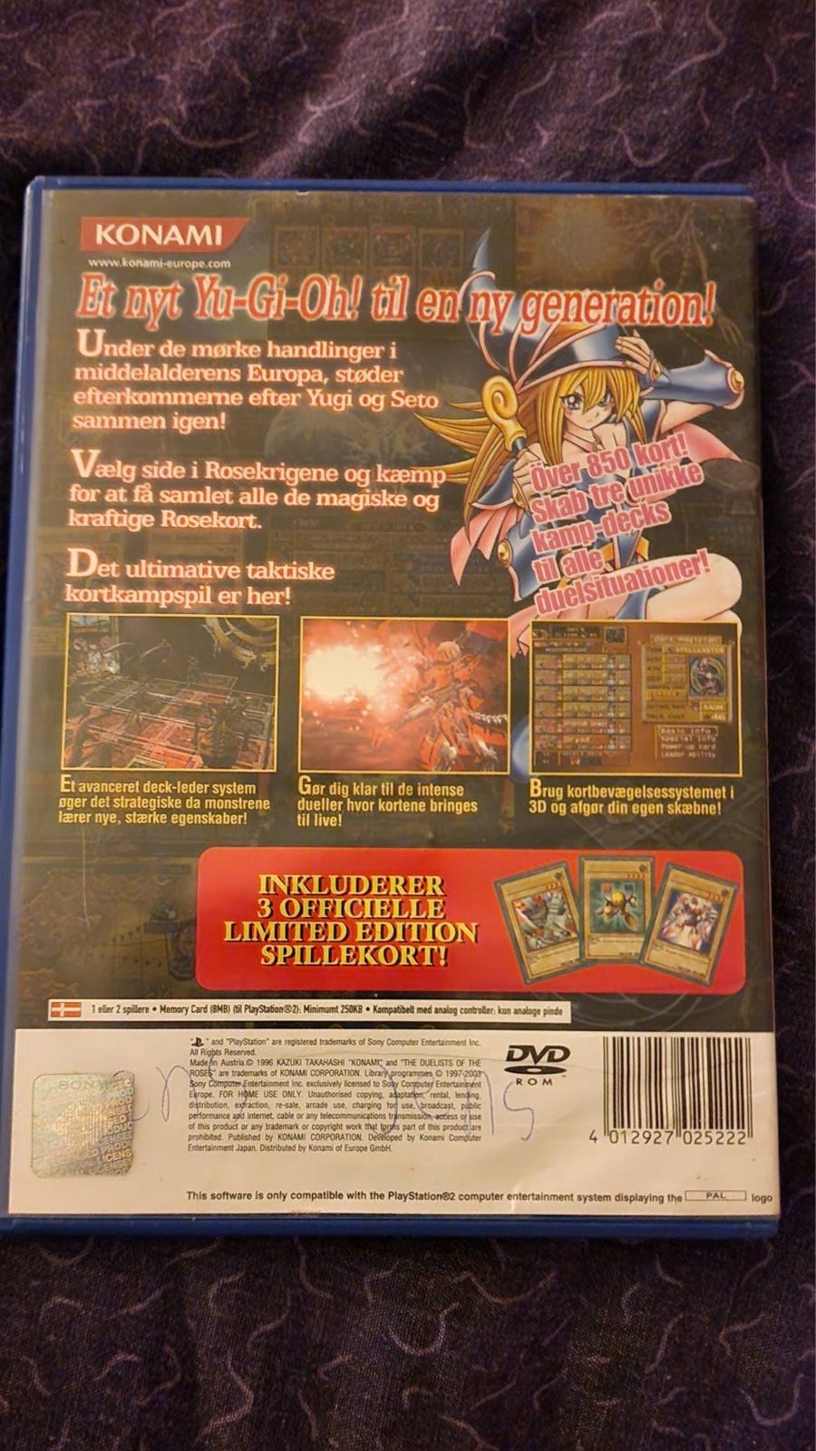 Yu-gi-oh the duelists of the roses, PS2