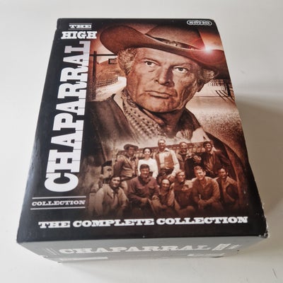 The high Chaparral, instruktør Western tv-serie, DVD, TV-serier, Complet box med alle sæsoner. 
Enge