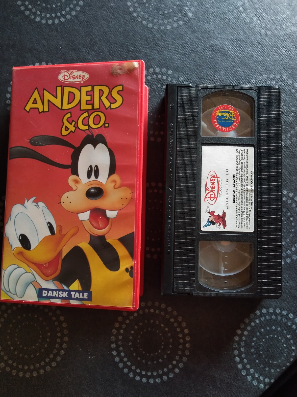 Tegnefilm, VHS - Anders And & Co, instruktør Walt Disney