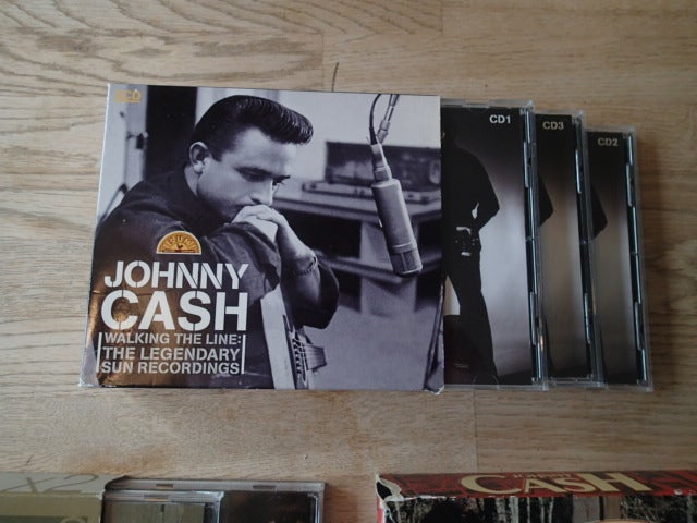 5 boxe med Johnny Cash: I alt 13 cd'er med Cash, country