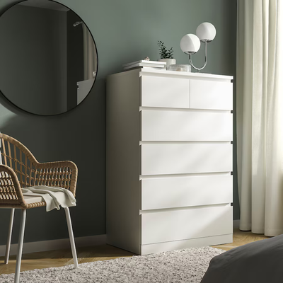 Kommode, andet materiale, b: 80 d: 48 h: 123, Kommode, b: 80 d: 48 h: 123

Ikea Malm kommode med 6 s