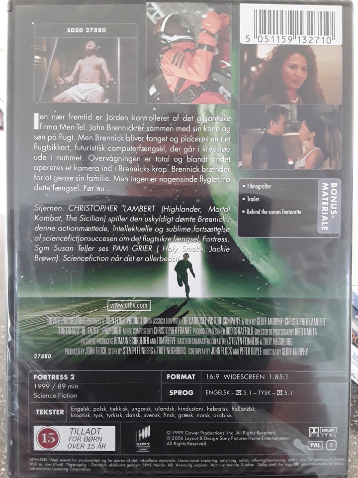 Fangeborgen 2, DVD, science fiction