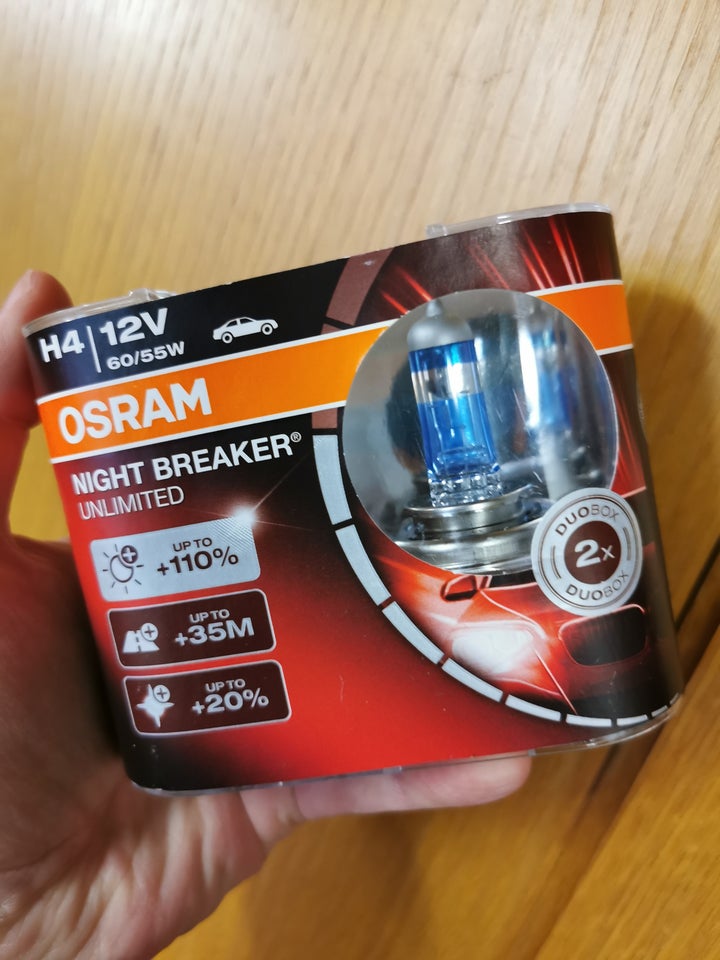 Andet biltilbehør, Osram night breaker H4