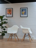 Charles Eames, stol, Eames Plastic Armchair - DAW: Gylden