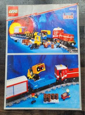 Lego Tog, 4563, Byggevejledning. Kun.

Lego 9v tog.

Kan sendes.