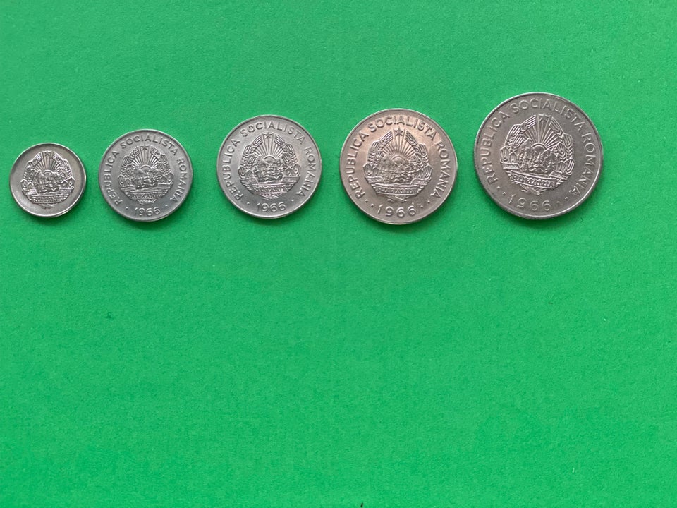 Andet land, mønter, 1966