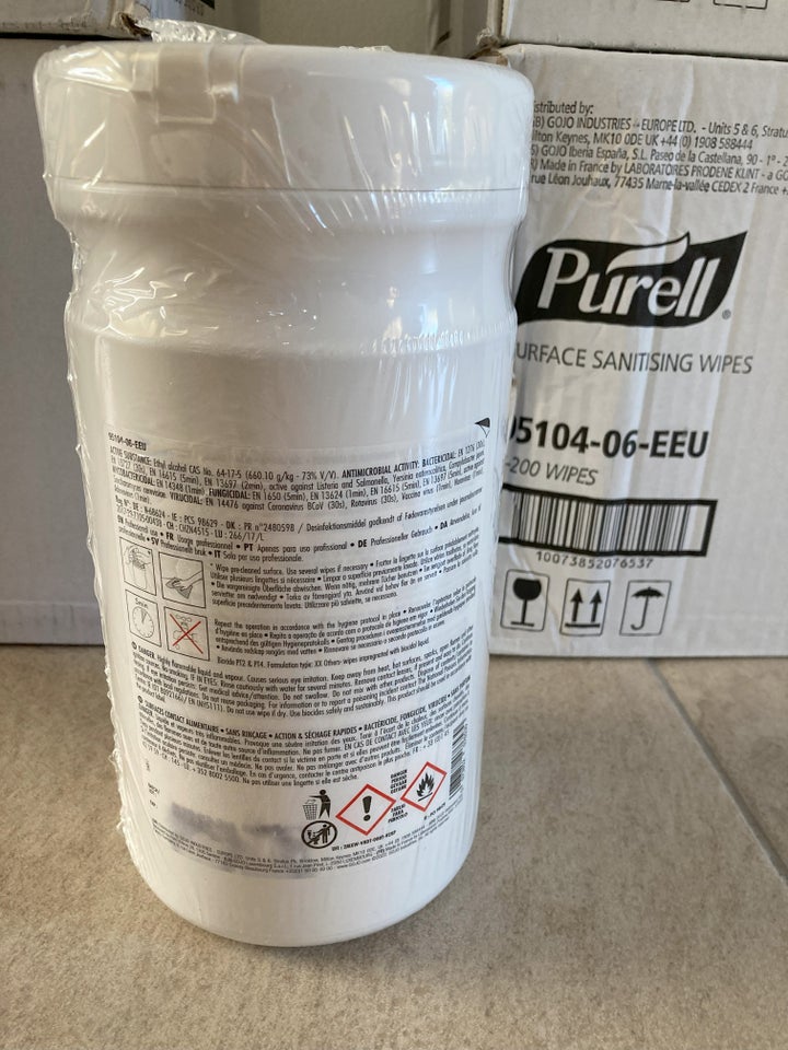 Desinfektionsservietter, Purell, 24x 200 stk.