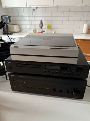 Stereoanlæg , Nad, NAD og Technics, Perfekt, NAD intregreret forstærker 375bee 2x150 watt. NAD cd af