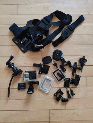Filmkamera, digitalt, GOPRO, 4 Black, Perfekt, Sælger mit gopro 4 da jeg ikke længere får det brugt,