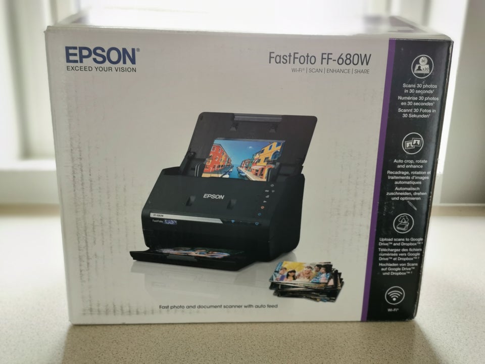 Foto- og dokumentscanner, Epson, FF-680W