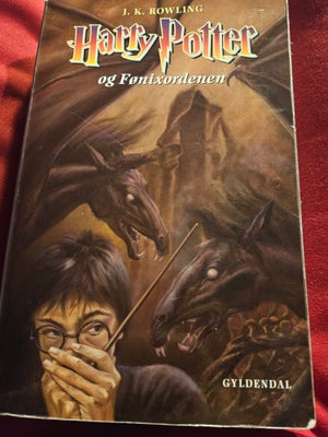 Harry Potter og fønixordenen, J.K. Rowling, genre: eventyr, Harry Potter og fønixordenen. Brugt stan