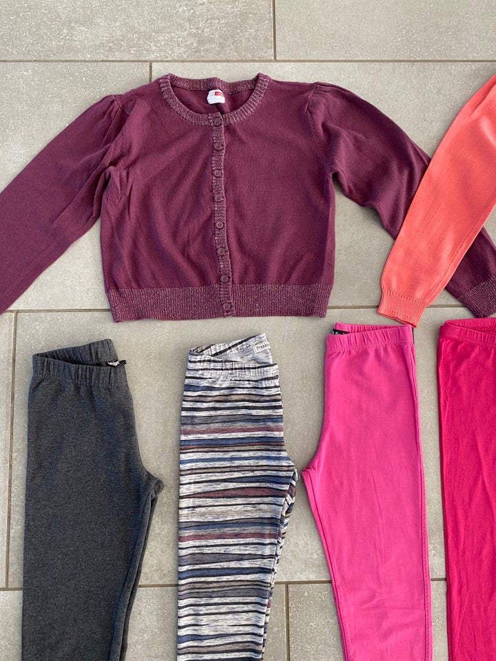 Blandet tøj, leggings, cardigans