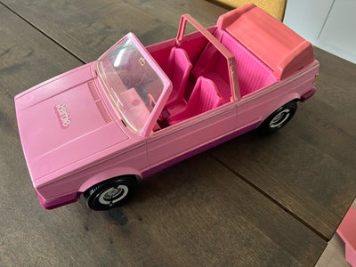 Barbie, Sportsbil, Skønneste vintage vw golf decapotable Barbie sportsbil fra 1980’erne. Ægte vintag