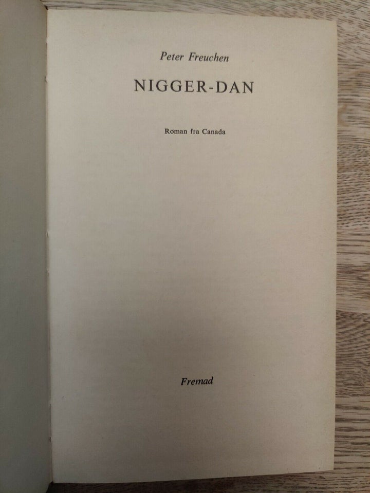 Nigger-Dan, Peter Freuchen, genre: historie