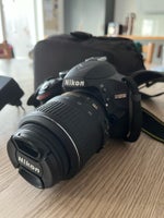 Nikon D3200, spejlrefleks, 24 megapixels