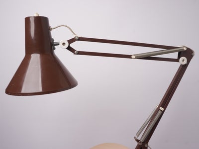 Arbejdslampe, Retro bordlampe fra 70'erne, Lampen er i god stand, med forventelig patina alderen tag
