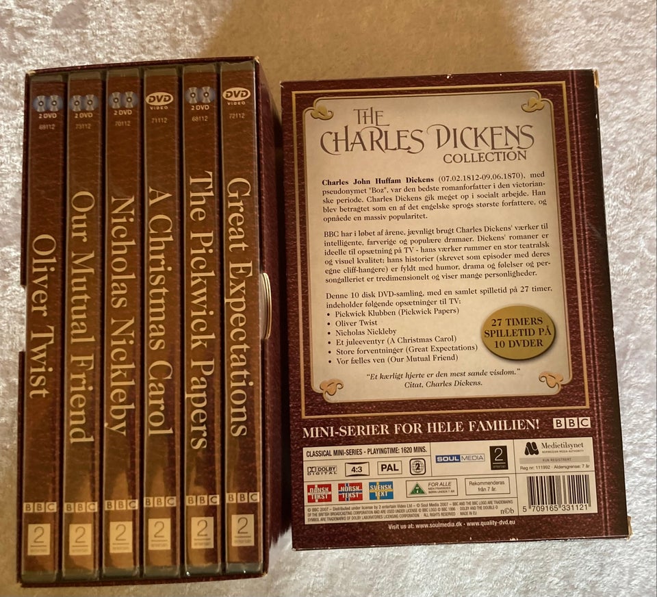 The Charles Dickens Collection, DVD, andet