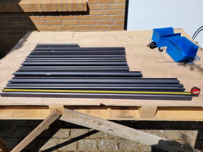 Solcelle, Rasol solcelle skinner. Stumper. 123 cm, 93 cm og 83 cm.  40 kr pr meter
