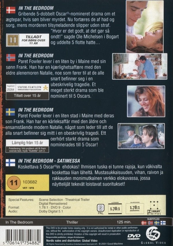 In the Bedroom (Sissy Spacek), instruktør Todd Field, DVD