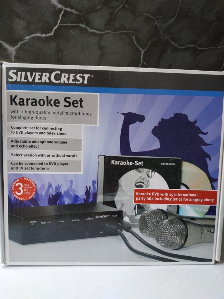 Karaoke Set, Silver Crest