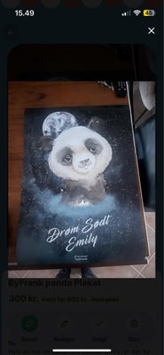 Drømme fanger - By Frank , By Frank , motiv: Panda, Hvis du har en datter der hedder Emily, er der n