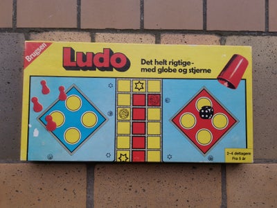 Gammelt Retro Ludo Brætspil med Brugsen Logo, brætspil, Sælger her et Gammelt Retro Ludo Brætspil me