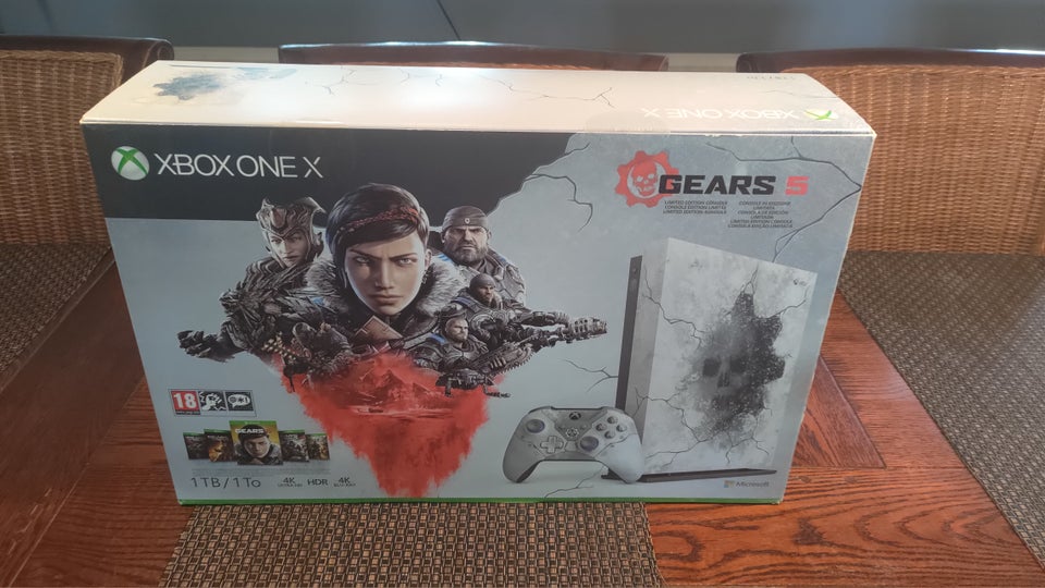 Xbox One X, Gears of war 5 edition 1TB, Perfekt