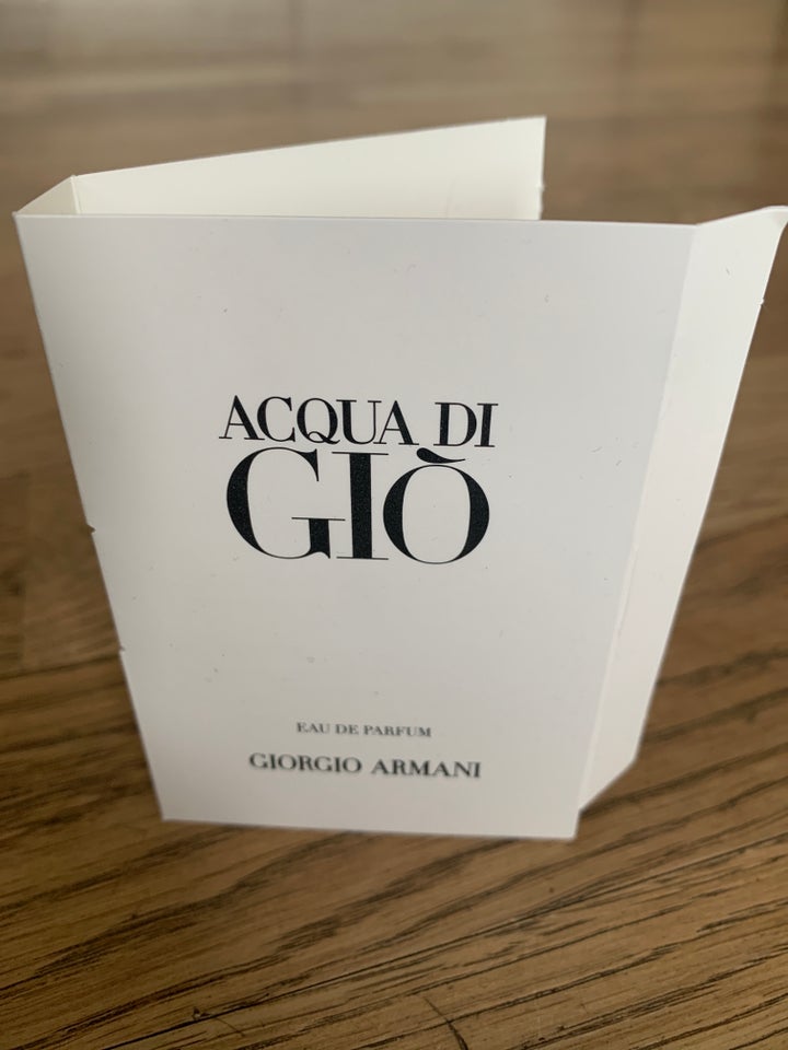 Eau de parfum, En acqua di gio tester, Giorgio Armani