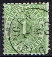 Tyskland, stemplet, postfrimærke