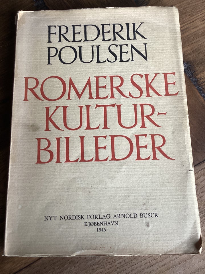 Romerske Kulturbilleder, Frederik Poulsen, år 1945