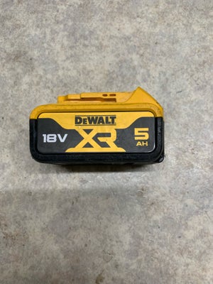 Batteri, Dewalt 5Ah, Virker perfekt