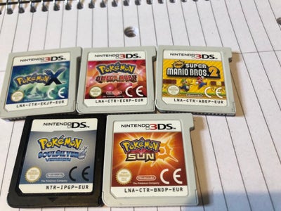 Super Mario Bros 2, Pokemon X, Pokemon Omega, Soul, Nintendo 3DS, Super Mario Bros 2: 125 kr

Pokemo