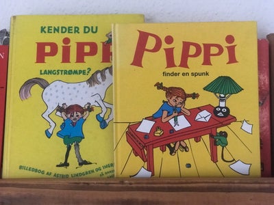 Pippi langstrømpe, Astrid lindgren, 3 super dejligebøger om den nysgerrige Pippi sælges samlet til p