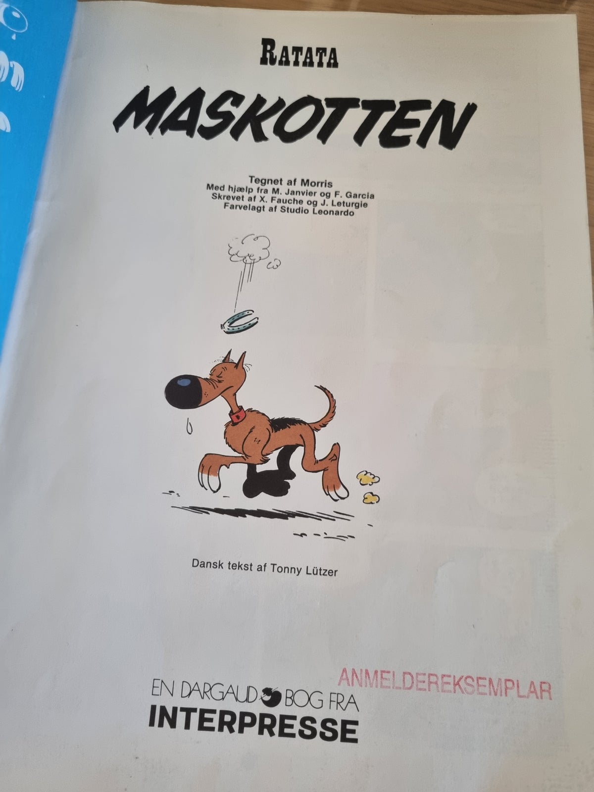 Maskotten, Xavier Fauche & Jean Léturgie, Tegneserie – dba.dk – og af Nyt Brugt