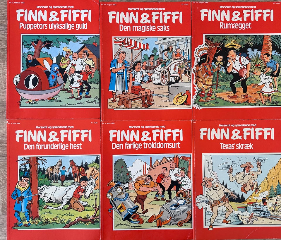 Finn & Fiffi, Willy Vandersteen, Hæfte