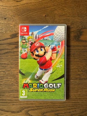 Mario Golf Super Rush, Nintendo Switch, sport, Perfekt stand

Kan sendes for 50kr. 

Brug ‘Spørgsmål