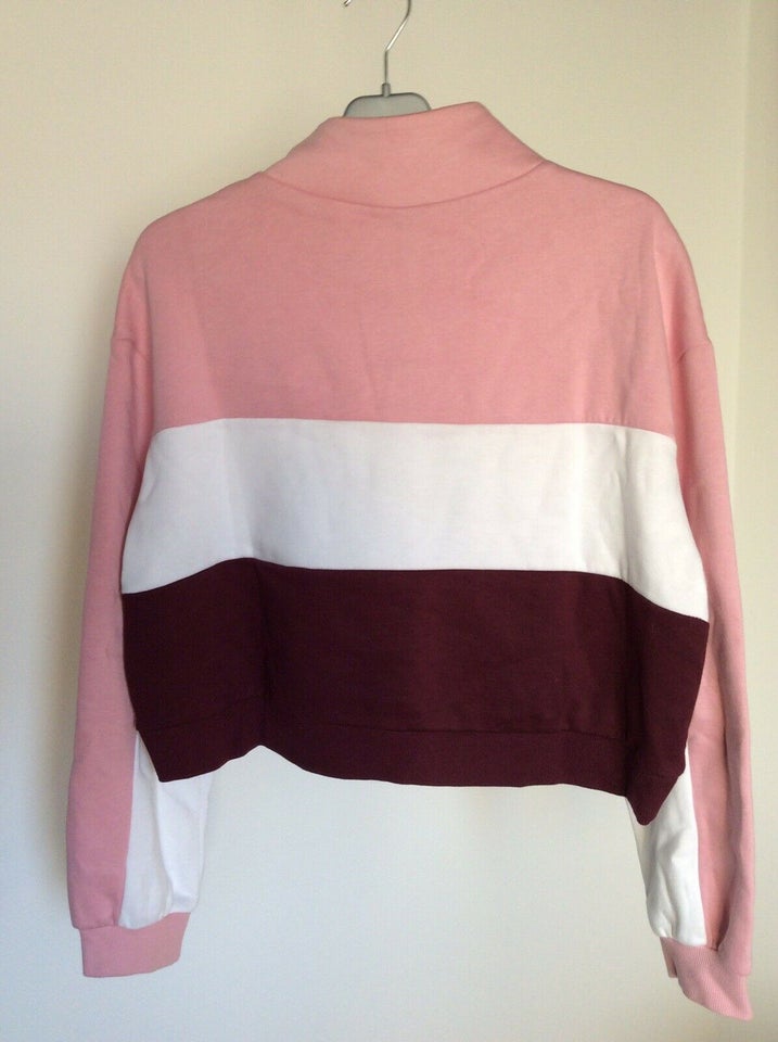 Sweatshirt, kort Sweatshirt med half zip, H&M