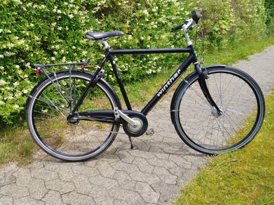 Herrecykel,  Winther Citybike , 60 cm stel, 7 gear, Winther aluminium citybike med 7 gear  cyklen er