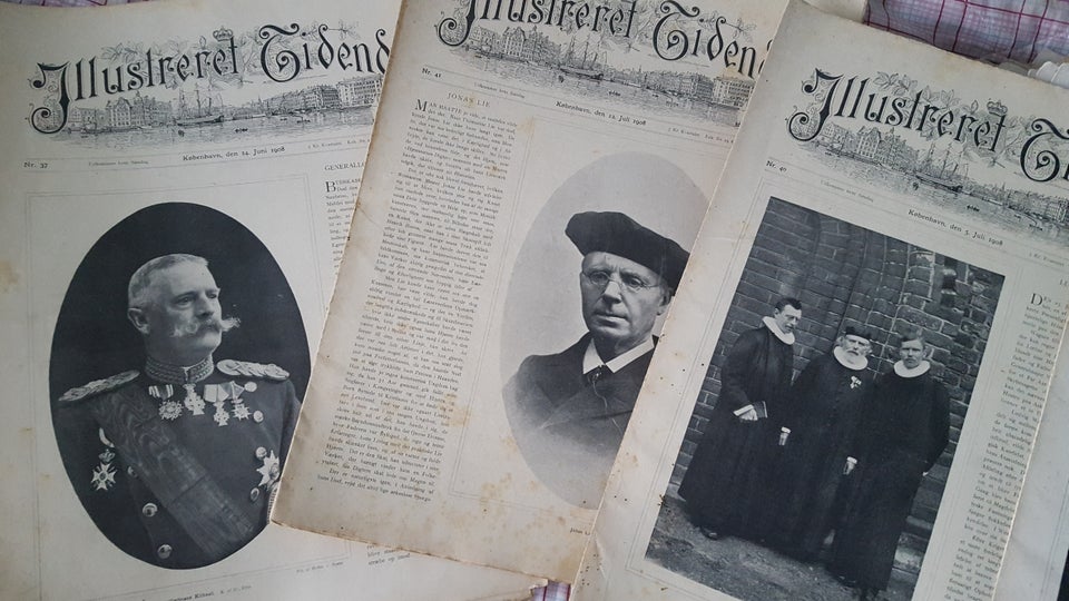 Bøger og blade, Illustreret Tidende. 1907.