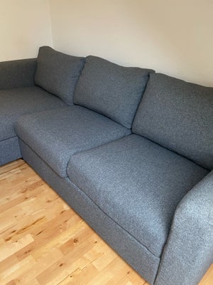 Sovesofa, IKEA, b: 230 l: 151, Modellen hedder Vimle. Meleret mørkegrå, knap 2 år gammel.
Se alle må