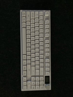 Tastatur, trådløs, Attack shark, K86, Perfekt, Sælger mit fine gaming keyboard med hvid keycaps og i