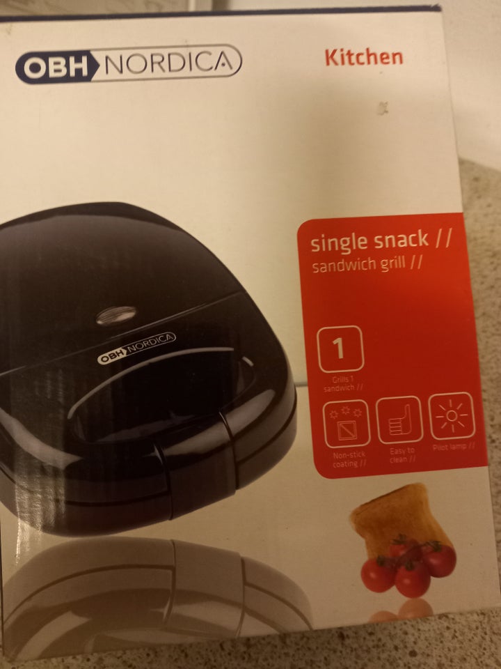 Single snack sandwichgrill , OBH Nordica