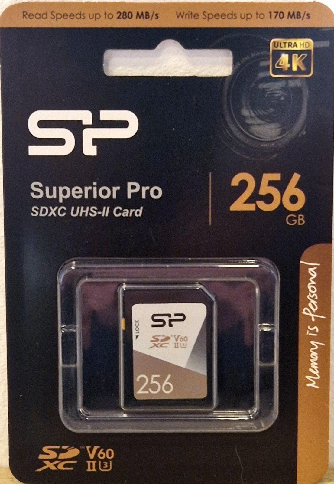 SD Kort, SP SUPERIOR PRO, 256 GB