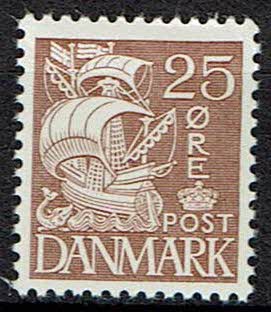Danmark, postfrisk, stålstik, 214	pfr.Afa	400,-	pæn
