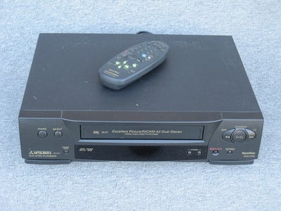 VHS videomaskine, Sharp, HS-751V, Perfekt, 
- Incl. fjernbetjening,
- SP / LP funktion,
- 2 x Scarts