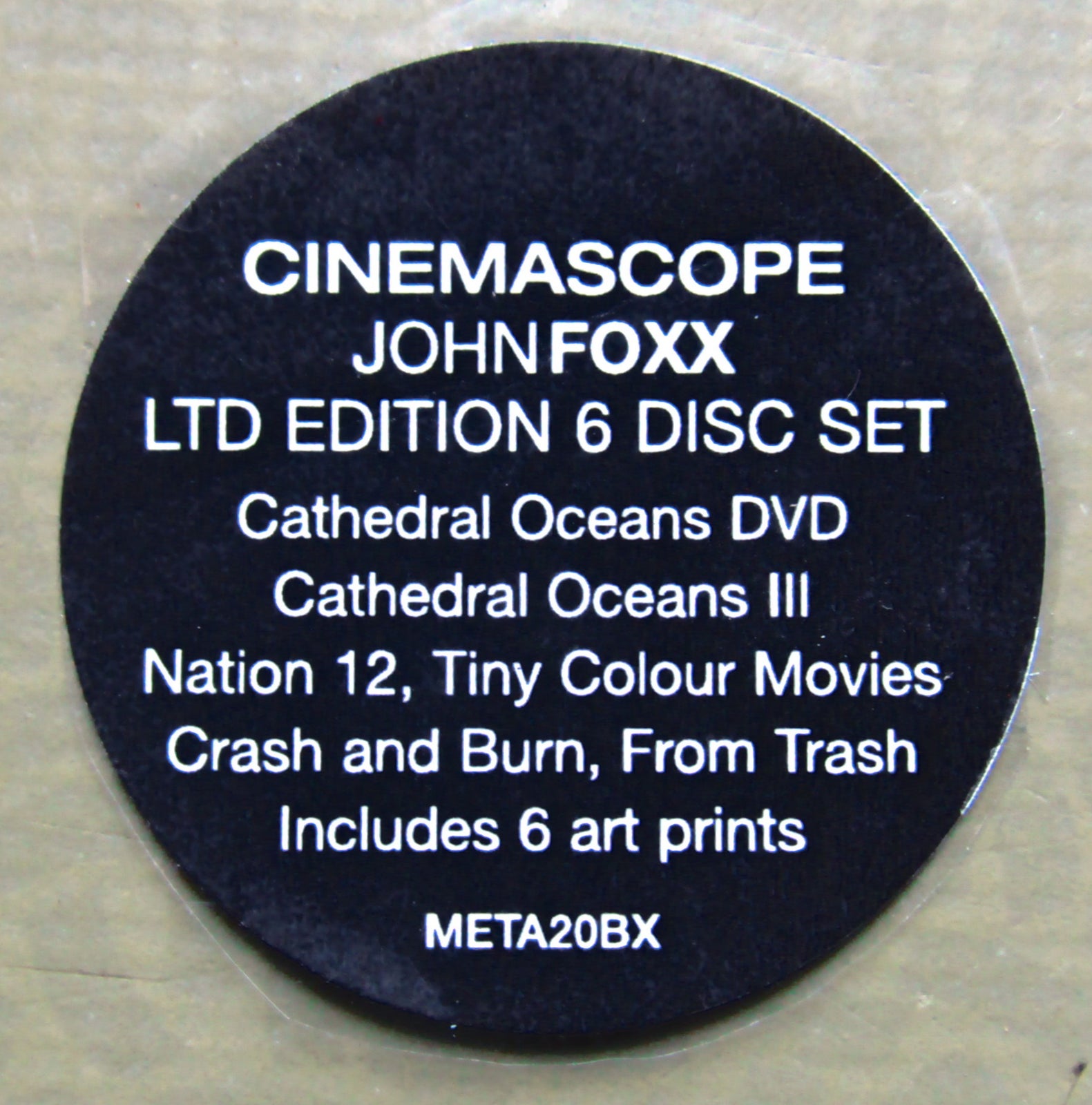 John Foxx: Cinemascope, electronic
