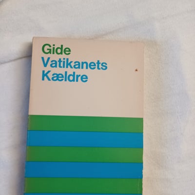 Vatikanets Kældre, André Gide, genre: roman, Lidt slidt Bekkasin-bog fra 1967