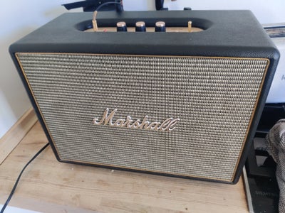Højttaler,  Marshall, Woburn,  aktiv, Perfekt, En stor solid bluetooth højtaler. Vil du ha mere bund