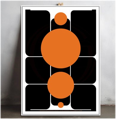 Giclée, Gabriel Lavine, motiv: GeoMaster Series N°02, b: 75 h: 105, Limited Edition Giclée kunsttryk