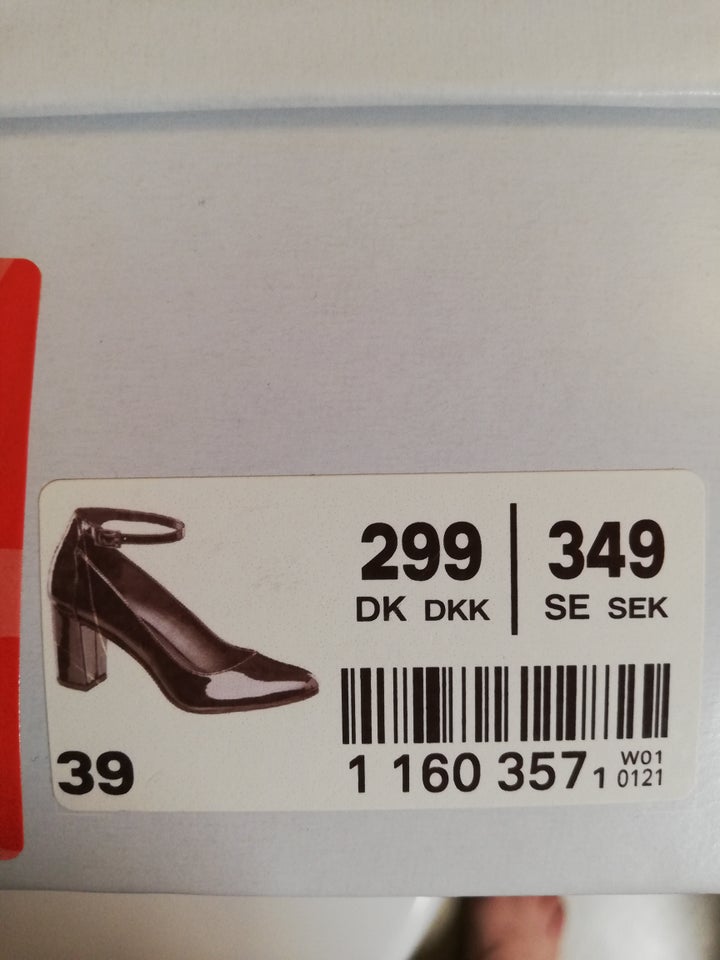 Pumps, str. 39, Sort